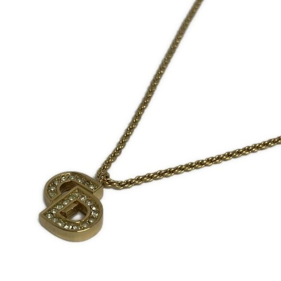 Dior Jewelry - Dior Necklace Gold Clear CD Motif